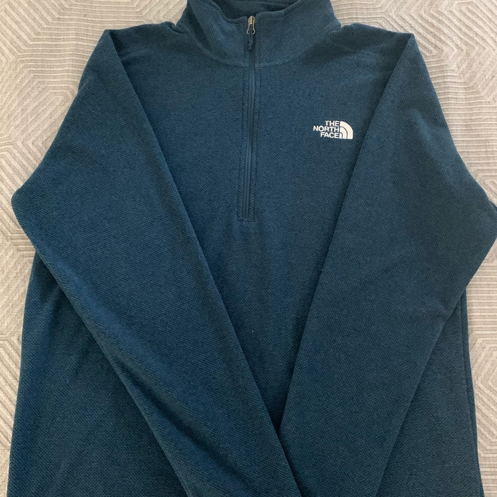 North Face Textured Cap Rock 1/4 zip pullover